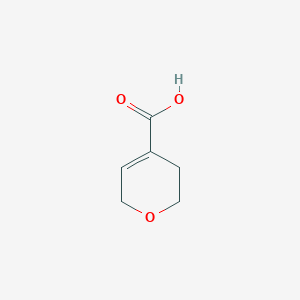 molecular formula C6H8O3 B3362456 3,6-Dihydro-2H-pyran-4-carboxylic acid CAS No. 99338-32-6