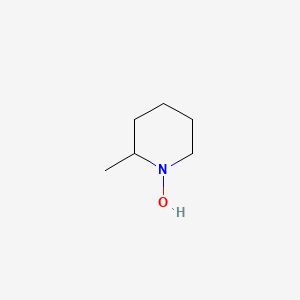 molecular formula C6H13NO B3362477 Piperidine, 1-hydroxy-2-methyl- CAS No. 99687-80-6