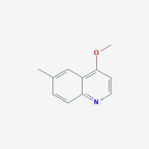 molecular formula C11H11NO B3362481 4-Methoxy-6-methylquinoline CAS No. 99842-59-8