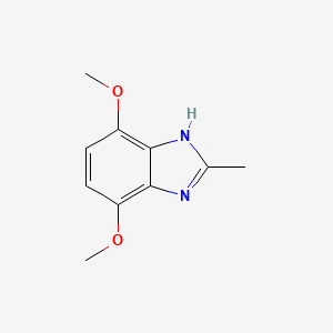 molecular formula C10H12N2O2 B3362485 4,7-Dimethoxy-2-methyl-1H-benzimidazole CAS No. 99922-32-4