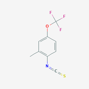 molecular formula C9H6F3NOS B3362505 2-Methyl-4-(trifluoromethoxy)phenylisothiocyanate CAS No. 1000576-96-4