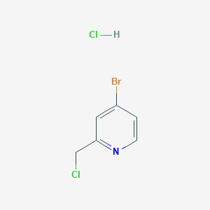 molecular formula C6H6BrCl2N B3362608 4-Bromo-2-(chloromethyl)pyridine hydrochloride CAS No. 1001414-94-3