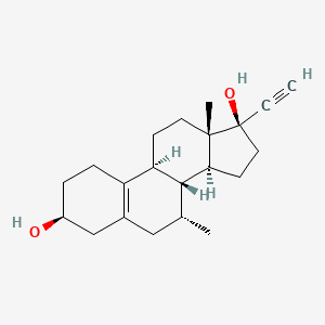 molecular formula C21H30O2 B3362618 3beta-Hydroxytibolone CAS No. 100239-45-0