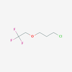 molecular formula C5H8ClF3O B3362816 1-Chloro-3-(2,2,2-trifluoroethoxy)propane CAS No. 1016495-32-1