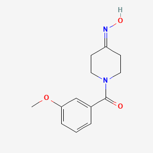 molecular formula C13H16N2O3 B3362825 1-(3-Methoxybenzoyl)piperidin-4-one oxime CAS No. 1016507-96-2