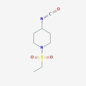 molecular formula C8H14N2O3S B3362898 1-(Ethanesulfonyl)-4-isocyanatopiperidine CAS No. 1016700-11-0