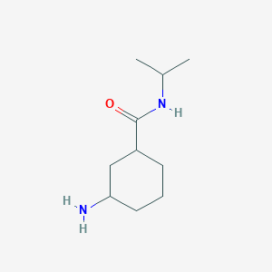 molecular formula C10H20N2O B3362938 3-氨基-N-(丙-2-基)环己烷-1-甲酰胺 CAS No. 1016734-74-9
