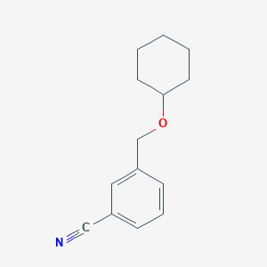 3-[(Cyclohexyloxy)methyl]benzonitrile