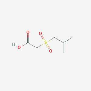 molecular formula C6H12O4S B3362993 2-(2-Methylpropanesulfonyl)acetic acid CAS No. 1016780-08-7