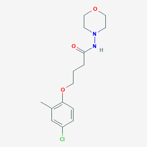 molecular formula C15H21ClN2O3 B336301 4-(4-Chloro-2-methylphenoxy)-N-(4-morpholinyl)butanamide 