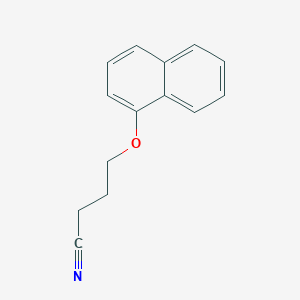 molecular formula C14H13NO B3363100 4-(Naphthalen-1-yloxy)butanenitrile CAS No. 1016860-12-0