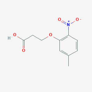 3-(5-Methyl-2-nitrophenoxy)propanoic acid