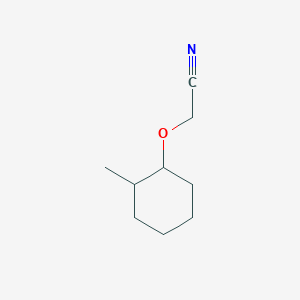 molecular formula C9H15NO B3363111 2-[(2-Methylcyclohexyl)oxy]acetonitrile CAS No. 1016866-31-1