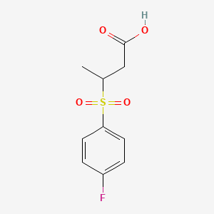 3-(4-Fluorobenzenesulfonyl)butanoic acid