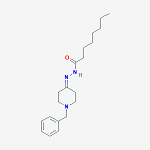 molecular formula C20H31N3O B336322 N'-(1-benzyl-4-piperidinylidene)octanohydrazide 