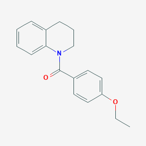 molecular formula C18H19NO2 B336323 3,4-dihydroquinolin-1(2H)-yl(4-ethoxyphenyl)methanone 