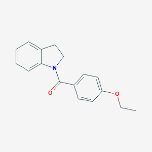 molecular formula C17H17NO2 B336325 1-(4-Ethoxybenzoyl)indoline 