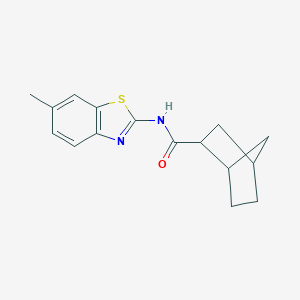 molecular formula C16H18N2OS B336327 N-(6-methyl-1,3-benzothiazol-2-yl)bicyclo[2.2.1]heptane-2-carboxamide 
