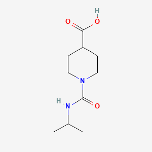 molecular formula C10H18N2O3 B3363295 1-[(Propan-2-yl)carbamoyl]piperidine-4-carboxylic acid CAS No. 1018504-63-6