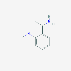 molecular formula C10H16N2 B3363344 2-(1-aminoethyl)-N,N-dimethylaniline CAS No. 1019606-43-9