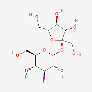 molecular formula C12H21FO10 B3363369 3-Deoxy-3-fluorosucrose CAS No. 102039-76-9