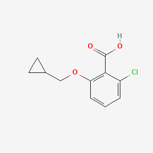 2-Chloro-6-(cyclopropylmethoxy)benzoic acid