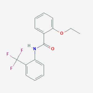 molecular formula C16H14F3NO2 B336341 2-ethoxy-N-[2-(trifluoromethyl)phenyl]benzamide 