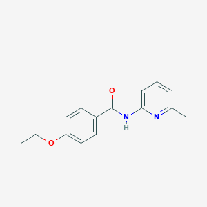 molecular formula C16H18N2O2 B336342 N-(4,6-dimethylpyridin-2-yl)-4-ethoxybenzamide 