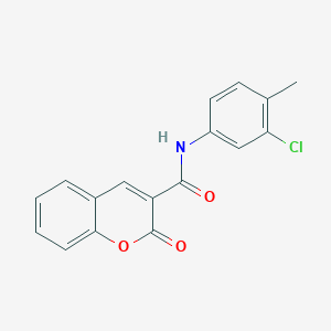 molecular formula C17H12ClNO3 B336344 N-(3-chloro-4-methylphenyl)-2-oxo-2H-chromene-3-carboxamide 