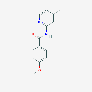 molecular formula C15H16N2O2 B336345 4-ethoxy-N-(4-methylpyridin-2-yl)benzamide 