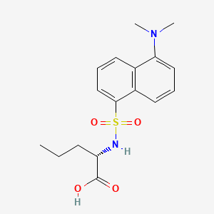 molecular formula C17H22N2O4S B3363465 Dansyl-l-norvaline CAS No. 102783-77-7