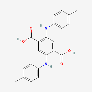 molecular formula C22H20N2O4 B3363466 2,5-二对甲苯基对苯二甲酸 CAS No. 10291-28-8