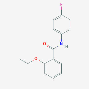molecular formula C15H14FNO2 B336351 2-ethoxy-N-(4-fluorophenyl)benzamide 