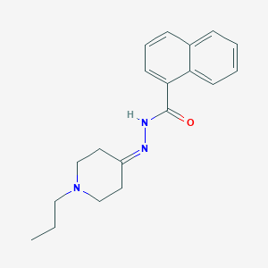 molecular formula C19H23N3O B336355 N'-(1-propyl-4-piperidinylidene)-1-naphthohydrazide 