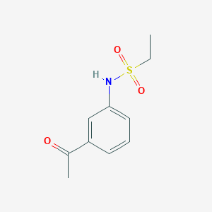 molecular formula C10H13NO3S B336361 N-(3-acetylphenyl)ethanesulfonamide 