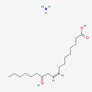 molecular formula C18H37NO3 B3363618 Ammonium ricinoleate CAS No. 10378-04-8