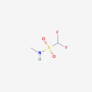 molecular formula C2H5F2NO2S B3363621 1,1-difluoro-N-methylmethanesulfonamide CAS No. 1038306-70-5