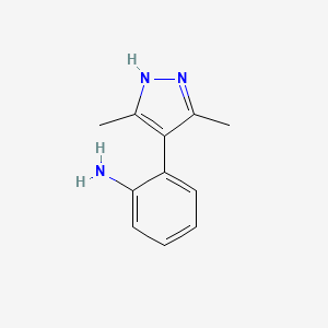 2-(3,5-dimethyl-1H-pyrazol-4-yl)aniline