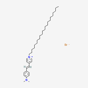 molecular formula C37H61BrN2 B3363630 4-[4-(Dimethylamino)styryl]-1-docosylpyridinium bromide CAS No. 103998-45-4