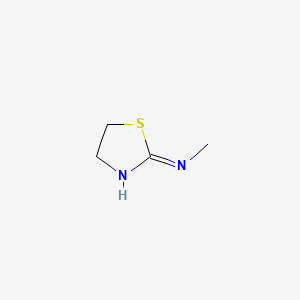 molecular formula C4H8N2S B3363649 N-Methyl-4,5-dihydro-1,3-thiazol-2-amine CAS No. 10416-51-0