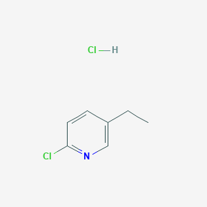 molecular formula C7H9Cl2N B3363706 2-Chloro-5-ethylpyridine hydrochloride CAS No. 104801-39-0