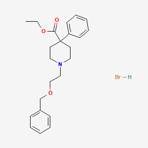 molecular formula C23H30BrNO3 B3363716 Benzethidine hydrobromide CAS No. 1049728-53-1