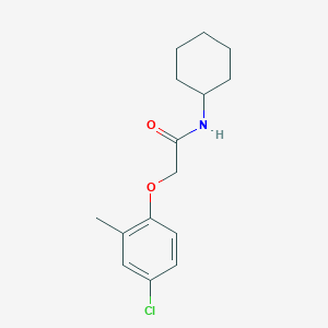 molecular formula C15H20ClNO2 B336372 2-(4-chloro-2-methylphenoxy)-N-cyclohexylacetamide 