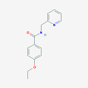 molecular formula C15H16N2O2 B336373 4-ethoxy-N-(pyridin-2-ylmethyl)benzamide 