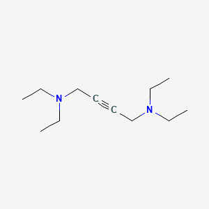 molecular formula C12H24N2 B3363739 2-Butyne-1,4-diamine, N,N,N',N'-tetraethyl- CAS No. 105-18-0