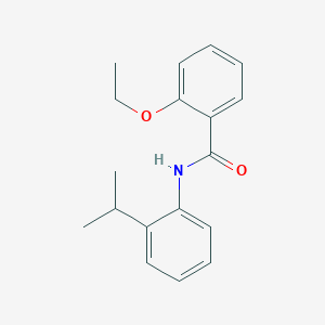 molecular formula C18H21NO2 B336374 2-ethoxy-N-[2-(propan-2-yl)phenyl]benzamide 