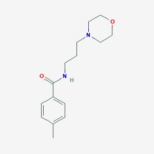 molecular formula C15H22N2O2 B336377 4-Methyl-N-(3-morpholin-4-yl-propyl)-benzamide 