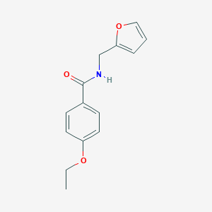molecular formula C14H15NO3 B336378 4-ethoxy-N-(furan-2-ylmethyl)benzamide 