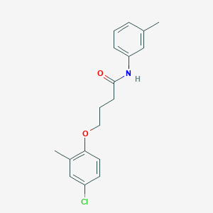 4-(4-chloro-2-methylphenoxy)-N-(3-methylphenyl)butanamide