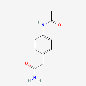 molecular formula C10H12N2O2 B3363849 2-(4-Acetamidophenyl)acetamide CAS No. 1060283-53-5